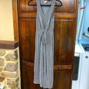 Caution to the wind black and white sleeveless pants jumper size small